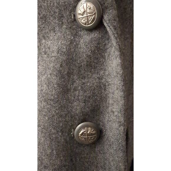 Vintage classic gray Pendleton wool blazer 12 - Picture 2 of 10